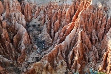 Doğa arka plan ve doku. Algarve oluşumu, Portekiz şaşırtıcı hedef ve tüm dünyada çok sayıda turist için tüm mevsim cazibe kayalar.