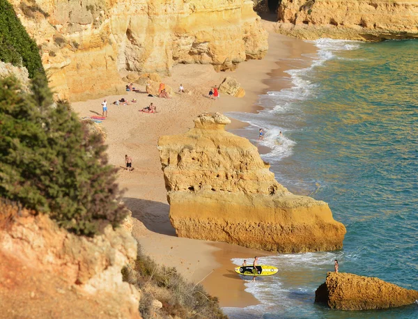 Algarve Plaży Niesamowite Miejsce Portugalii Wszystkie Pory Roku Atrakcją Dla — Zdjęcie stockowe