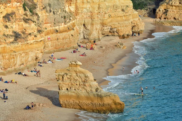 Algarve Plaży Niesamowite Miejsce Portugalii Wszystkie Pory Roku Atrakcją Dla — Zdjęcie stockowe