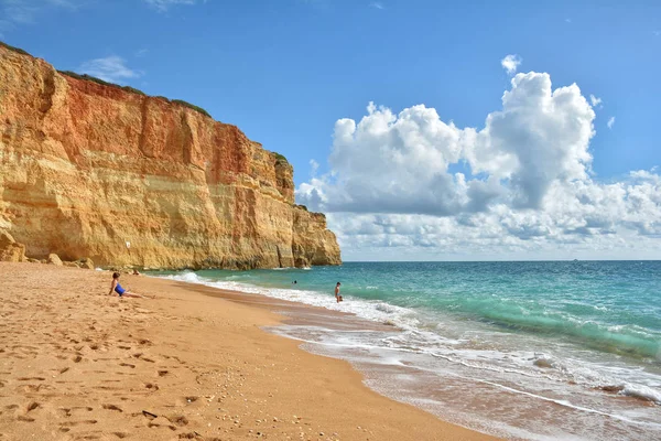 Benagil Portugalia Listopada 2017 Algarve Plaży Niesamowite Miejsce Portugalii Wszystkich — Zdjęcie stockowe