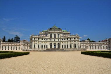 Torino, İtalya - 22 Temmuz 2017. Stupinigi Palace, avcılık Residence, en iyi cazibe Torino, İtalya