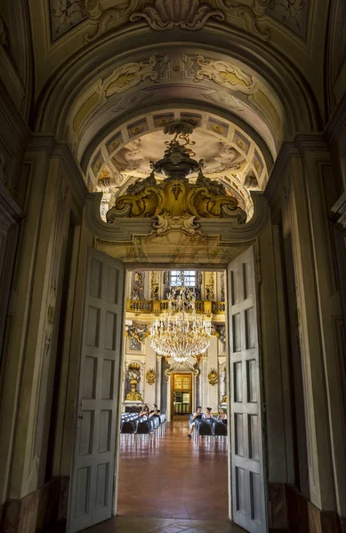 Turín Italia Julio 2017 Interior Del Palacio Stupinigi Residencia Caza — Foto de Stock