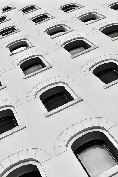 Building Architecture Close Black White Gdansk Poland — Stock Photo, Image