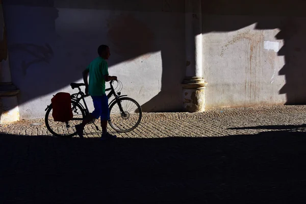 Гданьск Польша Июля 2018 Года Street Photography Light Shadow People — стоковое фото