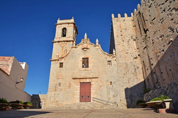 Edificio Exterior Del Castillo Peniscola Costa Del Azahar Provincia Castellón —  Fotos de Stock