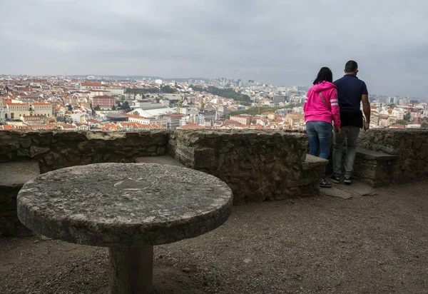 Lisboa Portugal Novembro 2017 Castelo São Jorge São Jorge Lisboa — Fotografia de Stock