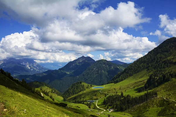 Güzel Manzara Wildseeloder Wildsee Gölü Tarihi Doğa Rezerv Yer Alps — Stok fotoğraf