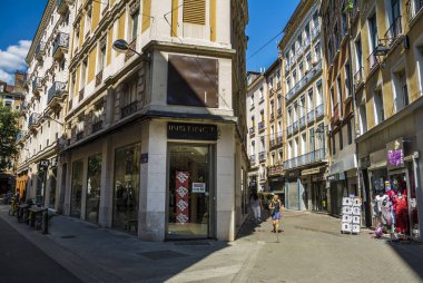 Eski şehrin sokak manzarası 