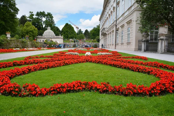 Salzburg Austria Июля 2017 Года Вид Знаменитый Сад Мирабелл Мбаппе — стоковое фото