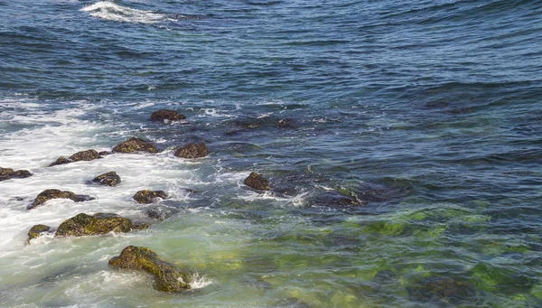 Windiger Tag Schwarzen Meer Ufer Der Stadt Constanta Rumänien — Stockfoto