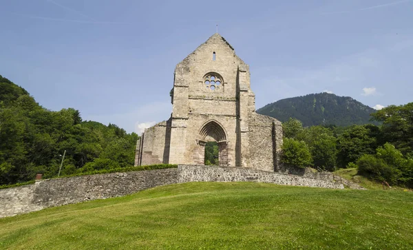 Abadía Saint Jean Aulps Francia Área Dos Hectáreas Con Los — Foto de Stock