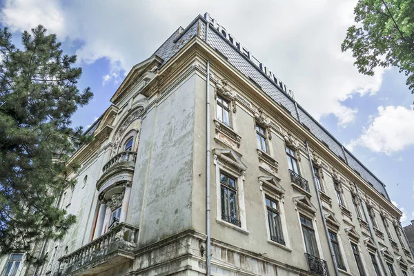 Κονστάντα Ρουμανία Ιουνίου 2016 Ξενοδοχείο Intim Μνημείο Αρχιτεκτονικής Και Ιστορικής — Φωτογραφία Αρχείου