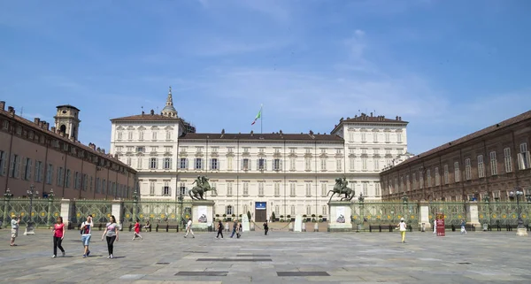 Turin Italien Juni 2015 Palazzo Reale Der Königliche Palast Von — Stockfoto