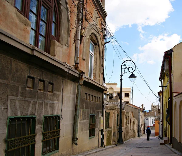 Константа Румыния Апреля 2015 Года Street Wind Second Narrowest Street — стоковое фото