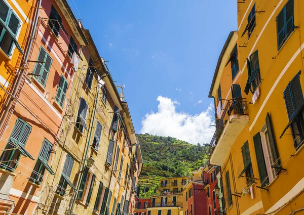 Manarola Cinque Terre Italy June 2015 Picturesque Street Manarola Beautiful — Stock Photo, Image