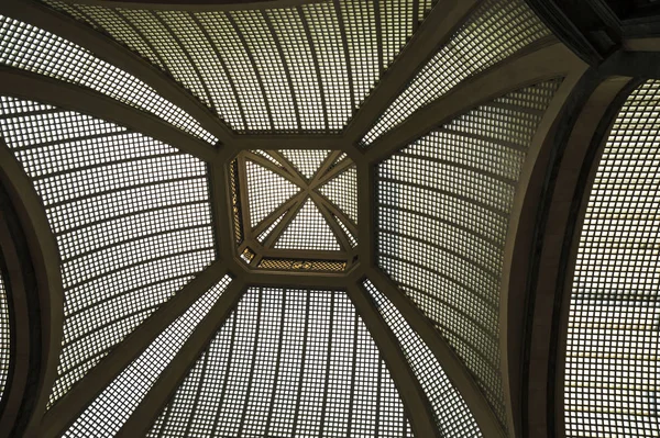 意大利都灵 2015 圣费德里科画廊的建筑天花板 圣费德里科画廊 都灵历史中心的商业建筑 — 图库照片
