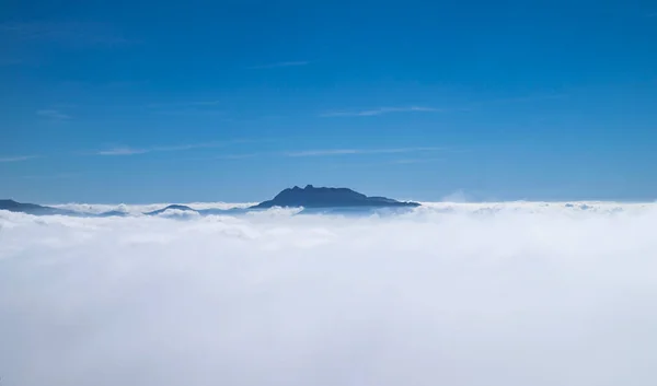 Naturaleza Paisaje Cielo Azul Con Nubes Blancas — Foto de Stock