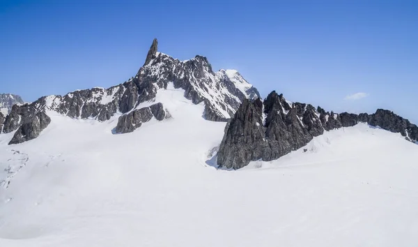 Mont Blanc Massif Doğal Miras Fransız Alpleri — Stok fotoğraf