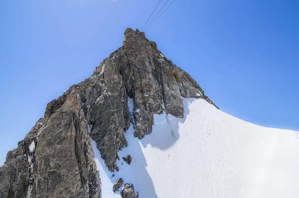 Mont Blanc Maciço Património Natural Alpes Franceses — Fotografia de Stock