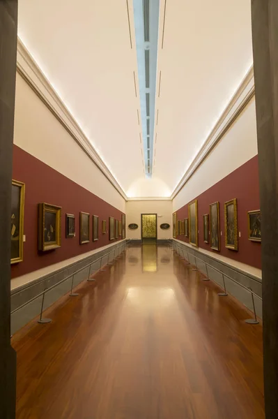 Внутри Музея Каподимонте Большом Бурбонском Дворце Одном Самых Важных Музеев — стоковое фото
