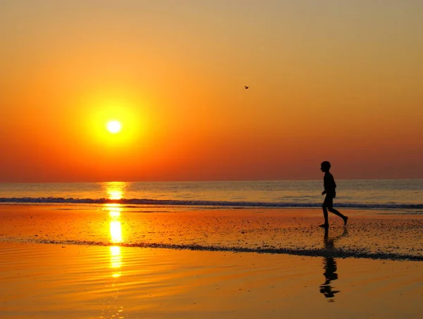 Sommer Hintergrund Corbu Strand Ruhiger Und Unberührter Strand Schwarzen Meer — Stockfoto