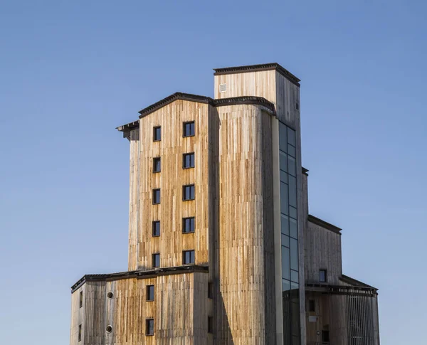 Avoriaz Francie Července 2015 Podivné Dřevěné Budovy Avoriazu Francouzské Horské — Stock fotografie