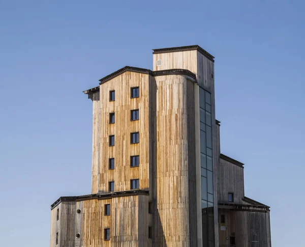 Avoriaz Francia Julio 2015 Extraños Edificios Madera Avoriaz Complejo Montaña — Foto de Stock