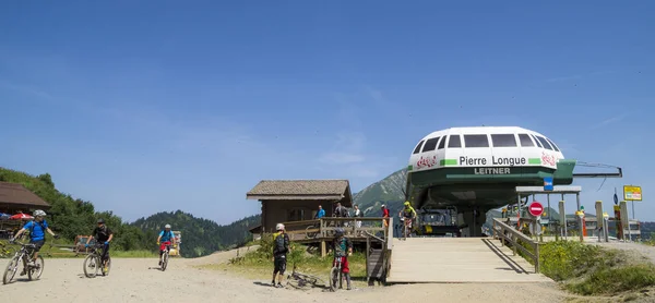 Chatel France Июля 2015 Пьер Лонг Подъемник Регионе Порт Солей — стоковое фото