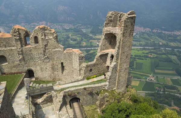 Turín Italia Junio 2015 Antiguas Ruinas Famosa Sacra San Michele — Foto de Stock