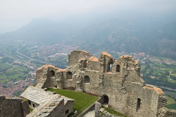 Turín Italia Junio 2015 Antiguas Ruinas Famosa Sacra San Michele — Foto de Stock