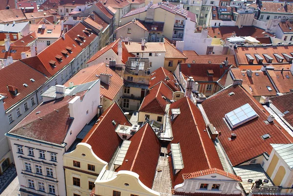 Praga República Checa Julio 2014 Old Town Hall Tower Ofrece —  Fotos de Stock