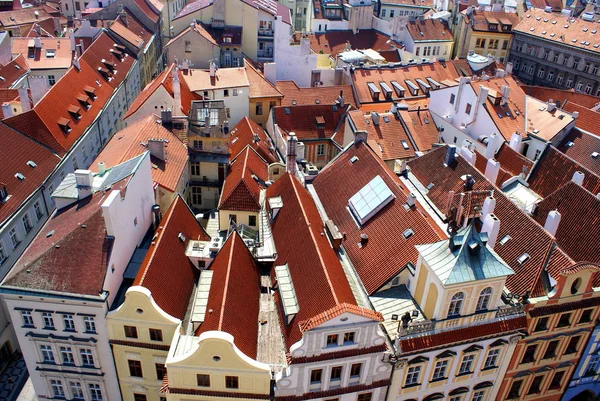 Prague Czech Republic July 2014 Old Town Hall Tower Offers — Stock Photo, Image