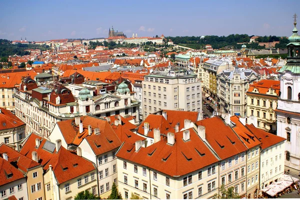 Prague République Tchèque Juillet 2014 Old Town Hall Tower Offre — Photo