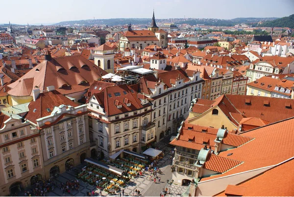 Prague République Tchèque Juillet 2014 Old Town Hall Tower Offre — Photo