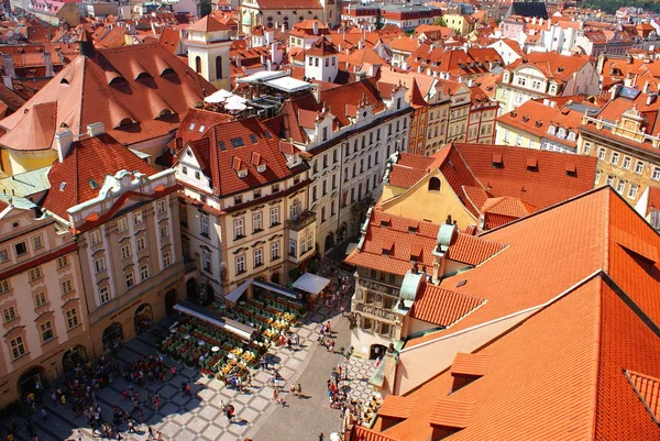 Praga República Checa Julio 2014 Old Town Hall Tower Ofrece — Foto de Stock