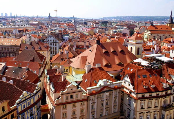 Prague République Tchèque Juillet 2014 Old Town Hall Tower Offre — Photo