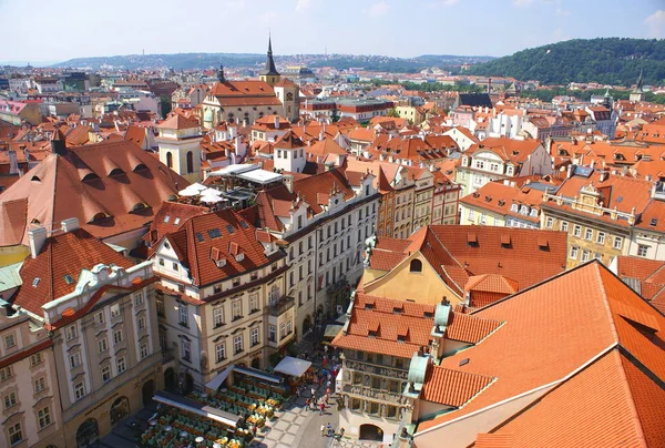 Prague République Tchèque Juillet 2014 Old Town Hall Tower Offre — Photo