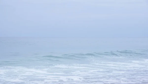 Fale Morze Widok Plażę — Zdjęcie stockowe