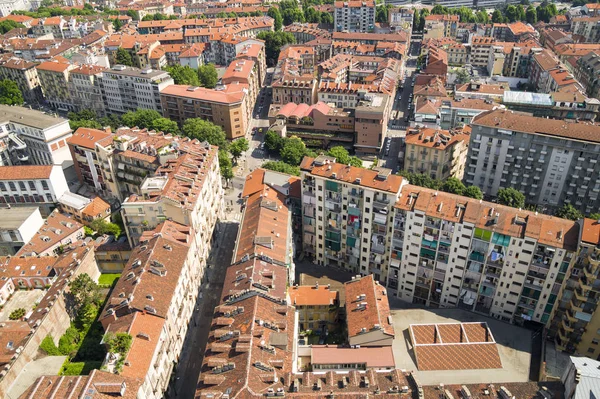 Turín Italia Junio 2015 Vista Panorámica Turín Desde Mole Antonelliana — Foto de Stock