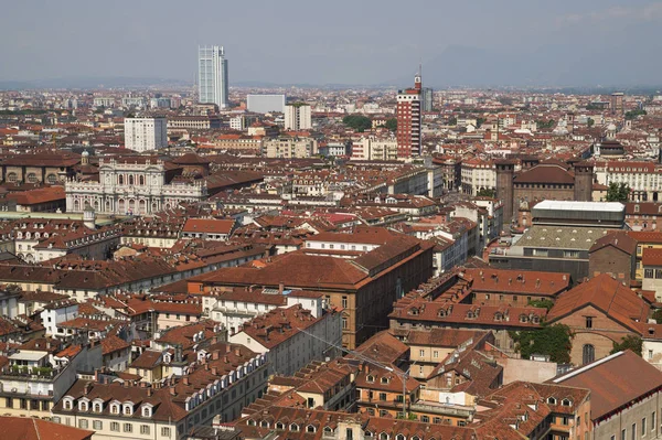 Torino Giugno 2015 Skyline Vista Torino Dalla Mole Antonelliana Monumentale — Foto Stock