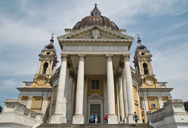 Turín Italia Junio 2015 Basílica Superga Famosa Iglesia Las Cercanías — Foto de Stock