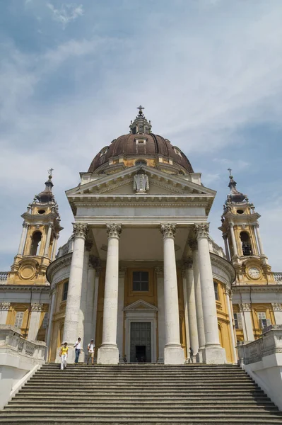 Turín Italia Junio 2015 Basílica Superga Famosa Iglesia Las Cercanías — Foto de Stock