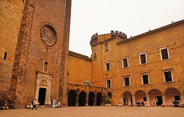 Naples Itália Novembro 2015 Paredes Dentro Castelo Medieval Nuovo Novo — Fotografia de Stock