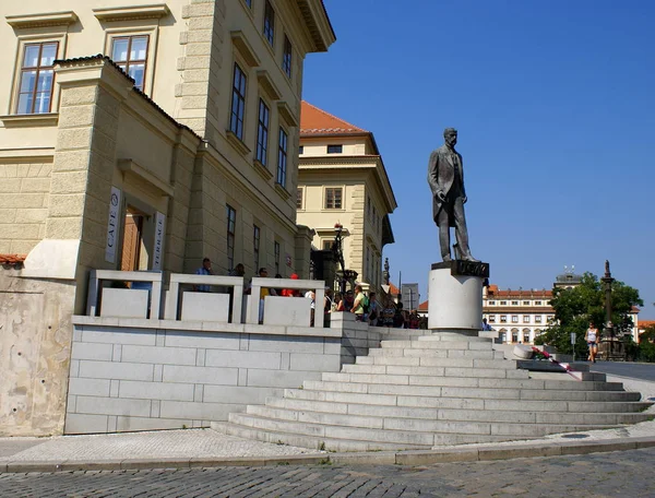 Πράγα Τσεχική Δημοκρατία Ιουλίου 2014 Καλοκαιρινό Αστικό Τοπίο Στους Δρόμους — Φωτογραφία Αρχείου