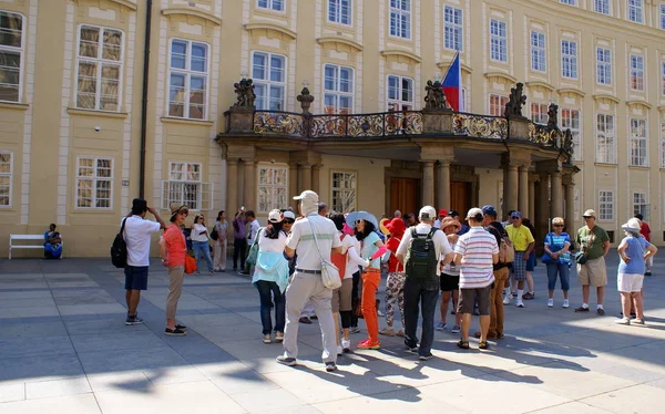 Prague République Tchèque Juillet 2014 Paysage Urbain Estival Dans Les — Photo