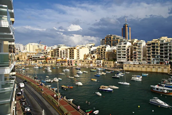 Julians Bay Eiland Malta November 2014 Maltese Kust Julians Bay — Stockfoto