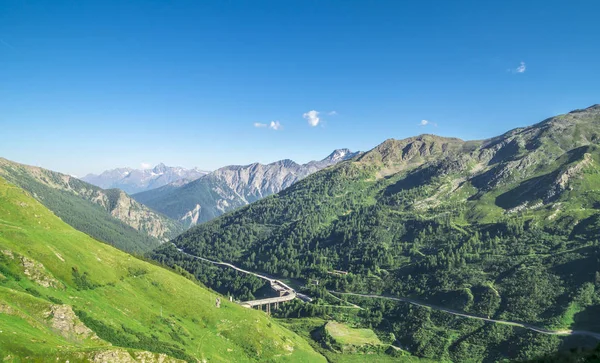 Mooie Zomerse Landschap Franse Alpen — Stockfoto