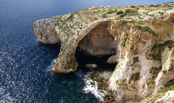 Blue Grotto Gozo Malta — Zdjęcie stockowe