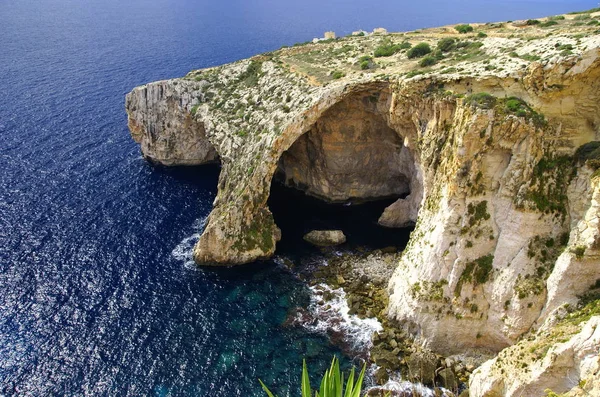 Blue Grotto Gozo Malta — Zdjęcie stockowe