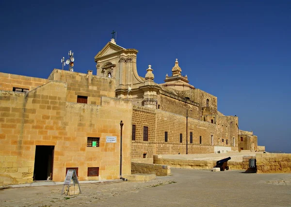 Victoria Isla Gozo Islas Maltese Noviembre 2014 Catedral Victoria Ciudadela — Foto de Stock